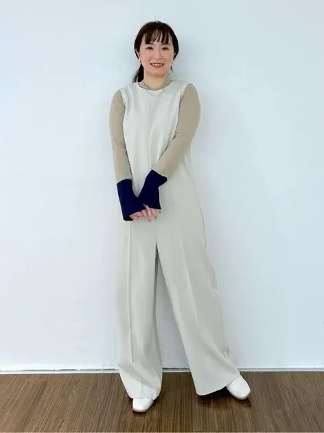 手洗い可】ダブルクロスオールインワン（オールインワン・サロペット