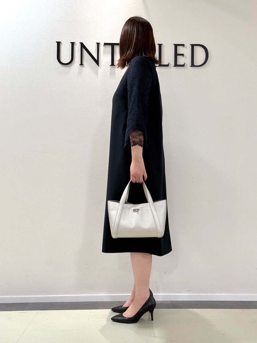 YUIさんの「UNTITLED｜【入卒/セレモニー/通勤】ラメツイード ノーカラージャケット」を使ったコーディネート
