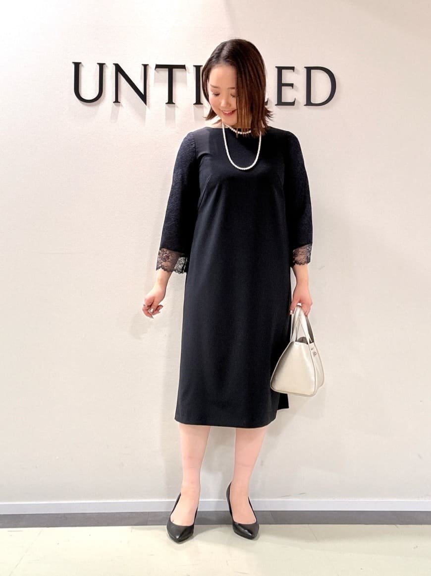 YUIさんの「UNTITLED｜【入卒/セレモニー/通勤】ラメツイード ノーカラージャケット」を使ったコーディネート