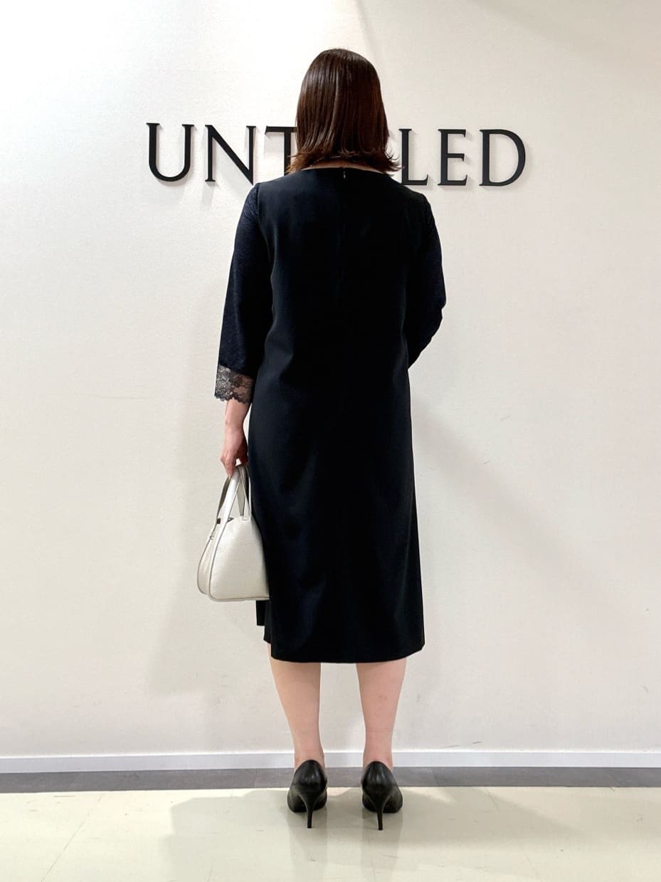 YUIさんの「UNTITLED｜【入卒/セレモニー/通勤】ラメツイード ノーカラージャケット」を使ったコーディネート