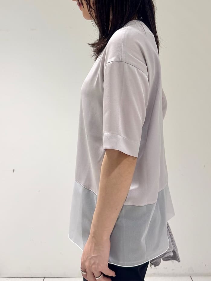 そんさんの「INDIVI｜【洗える／コットン100％】メッシュ柄ニットブルゾン」を使ったコーディネート