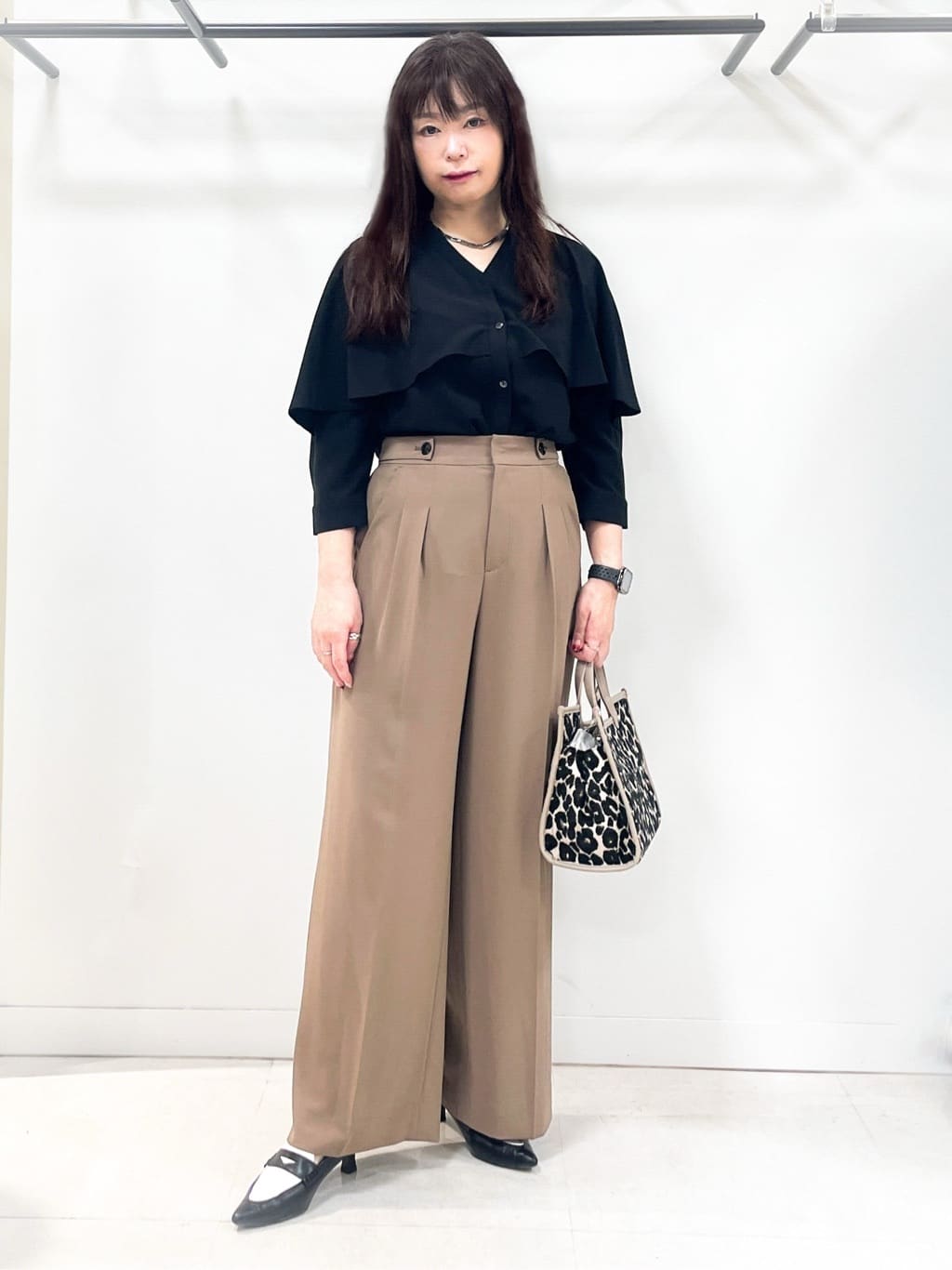 Kuwa-Pさんの「INDIVI｜【軽く羽織れる！】ダブルジャケット」を使ったコーディネート