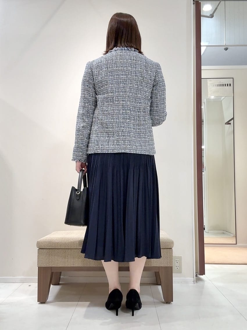 YUIさんの「UNTITLED｜【仕事着/スーツ】ファンシーツイード ジャケット」を使ったコーディネート