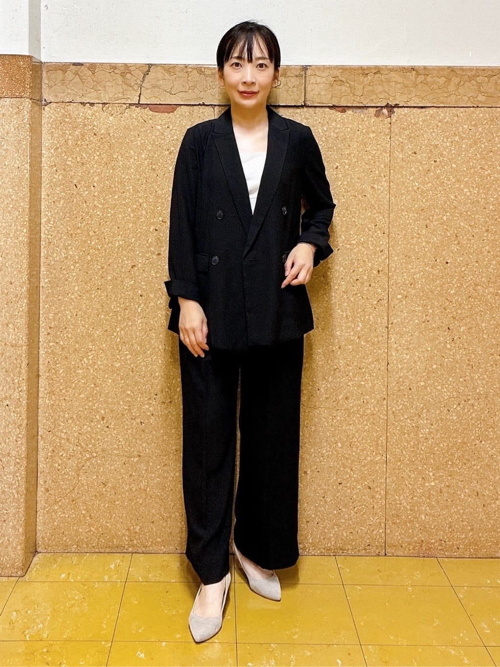 hattoriさんの「INDIVI｜【日本製】ビスチェインナータンクトップ」を使ったコーディネート