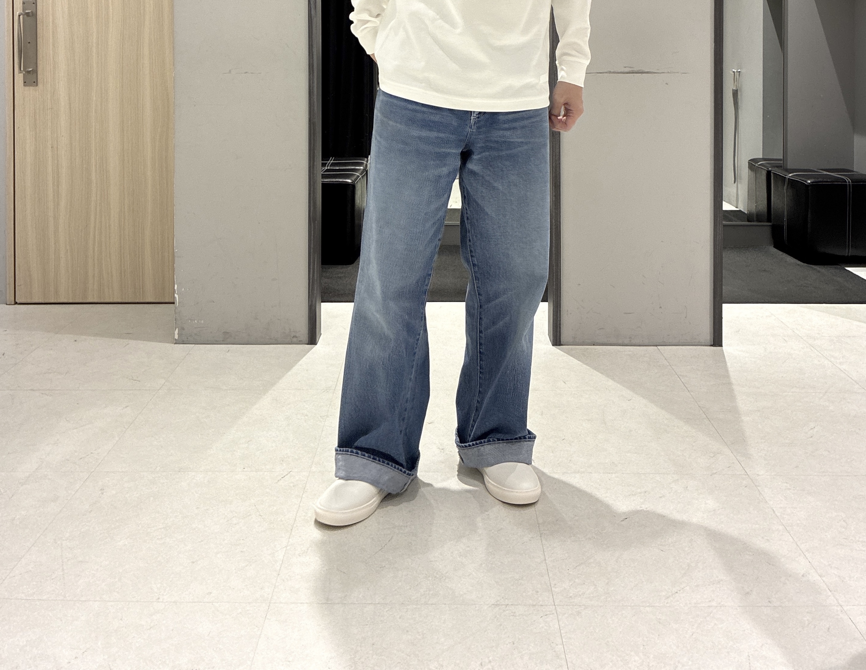 わいずみさんの「TAKEO KIKUCHI｜2WAYアクティブ ライト ブルゾン」を使ったコーディネート