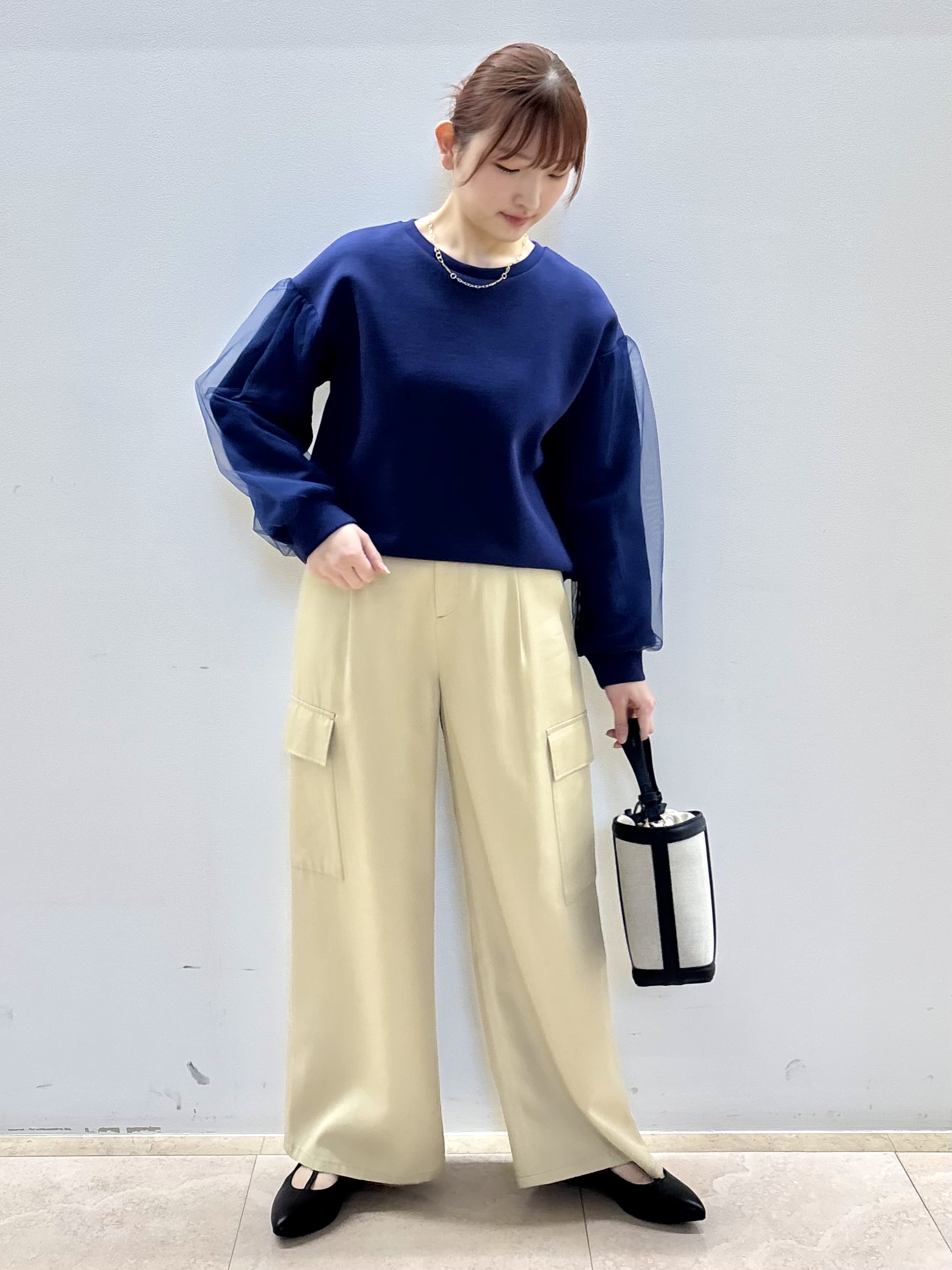 Satoさんの「Reflect｜チュールレイヤードスリーブプルオーバー」を使ったコーディネート