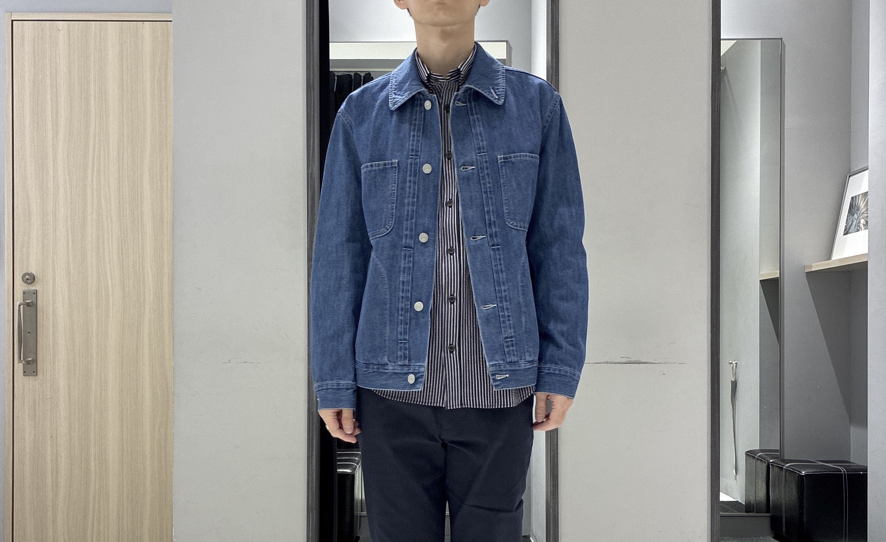 わいずみさんの「TAKEO KIKUCHI｜【BOWLER HAT LABEL】エクスプローラー Gジャン」を使ったコーディネート