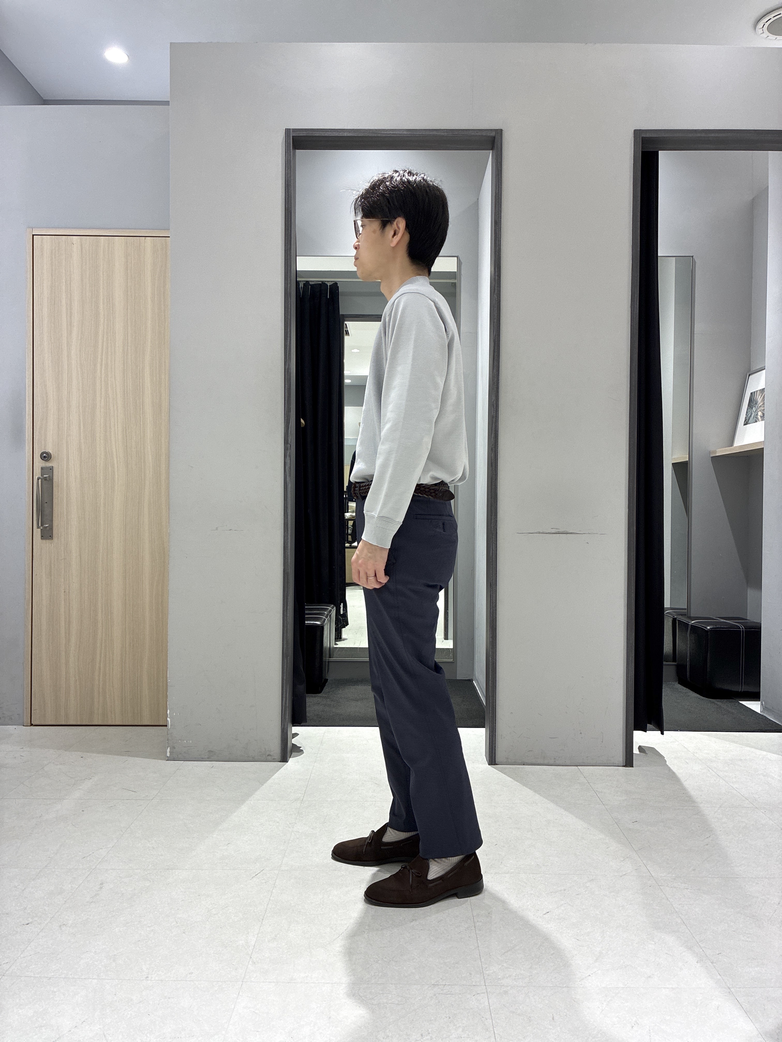 わいずみさんの「TAKEO KIKUCHI｜【360&deg;ストレッチ/軽量】None Of Stress ライト ジャケット（セットアップ対応）」を使ったコーディネート