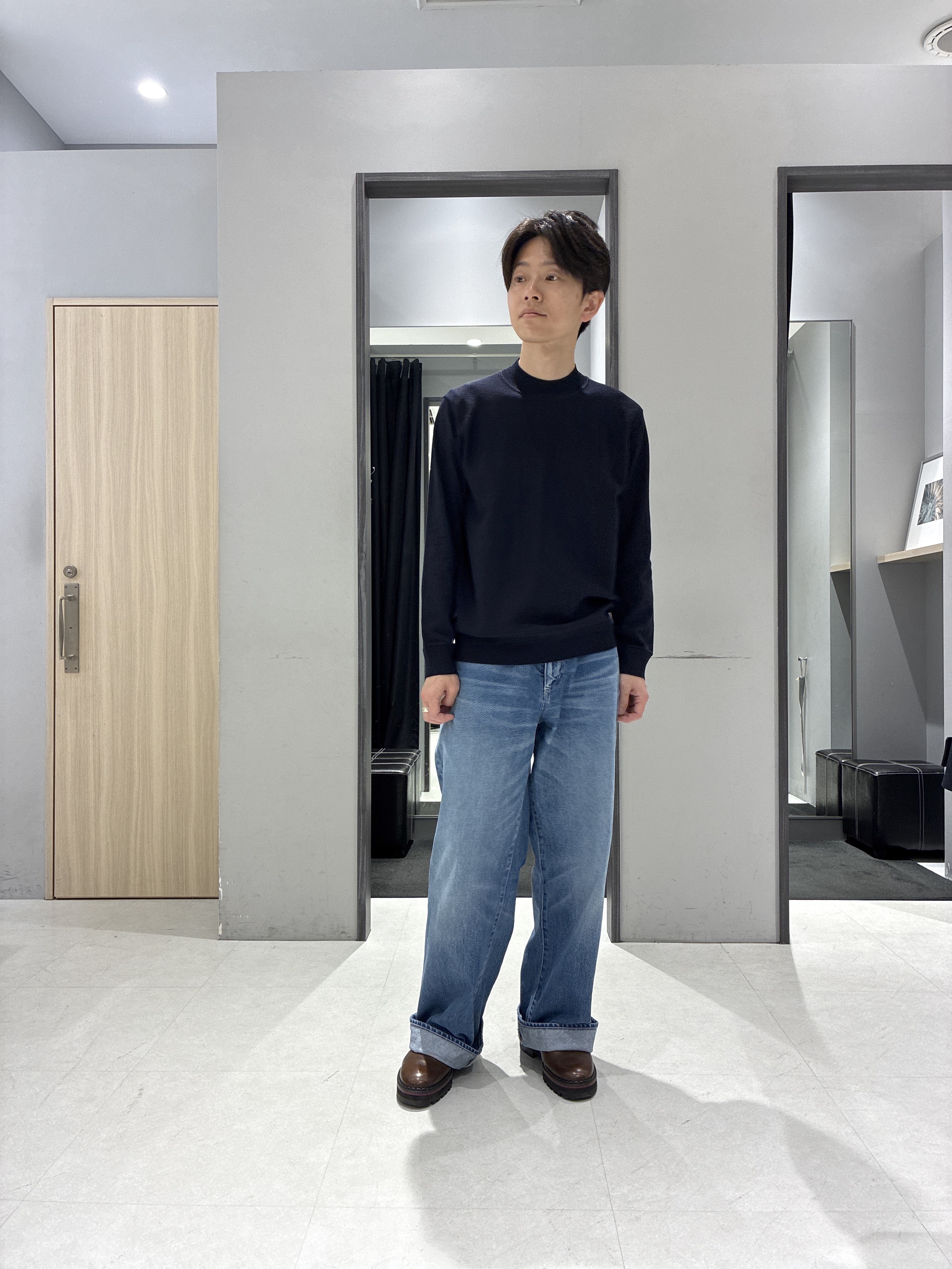 わいずみさんの「TAKEO KIKUCHI｜【BOWLER HAT LABEL】小紋ペイズリープリント 長袖シャツ」を使ったコーディネート