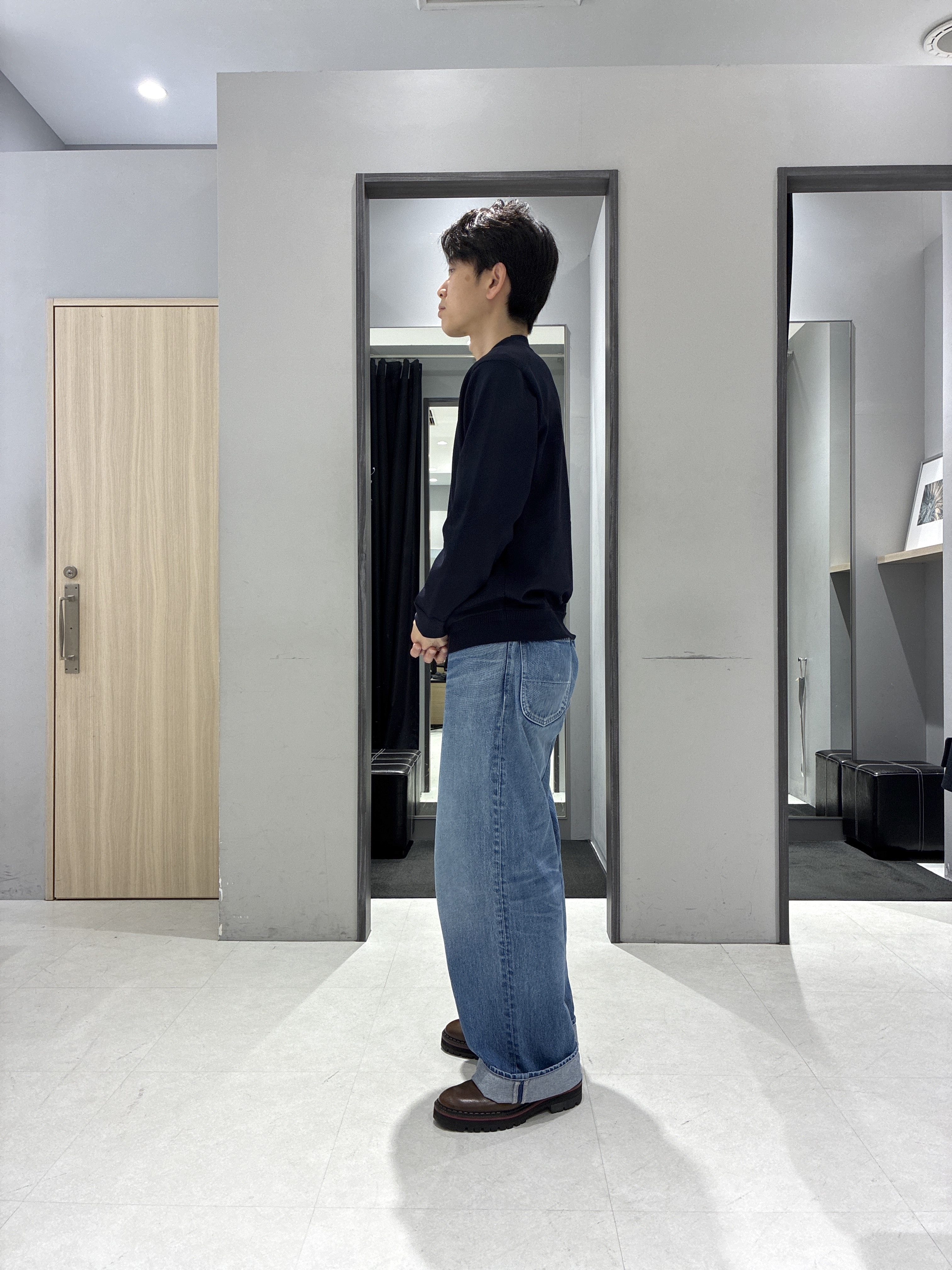 わいずみさんの「TAKEO KIKUCHI｜【BOWLER HAT LABEL】小紋ペイズリープリント 長袖シャツ」を使ったコーディネート