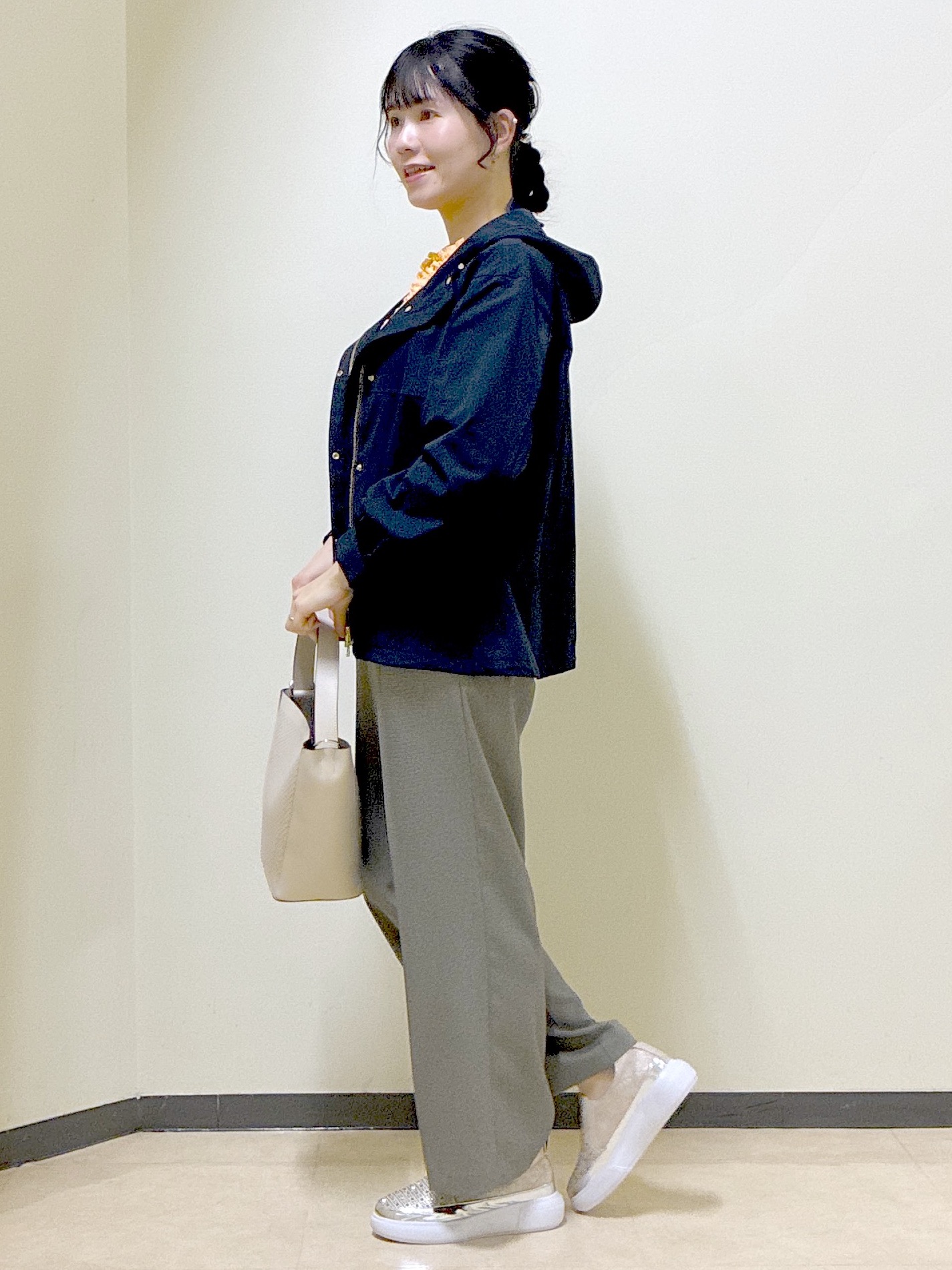  beni_gingerさんの「Reflect｜フロントフリルデザインニット」を使ったコーディネート