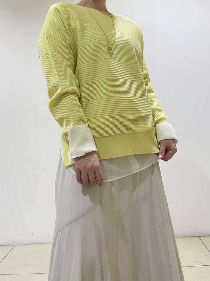 watanabeさんの「UNTITLED｜【洗える／キレイ色】体型カバー無縫製ニット」を使ったコーディネート