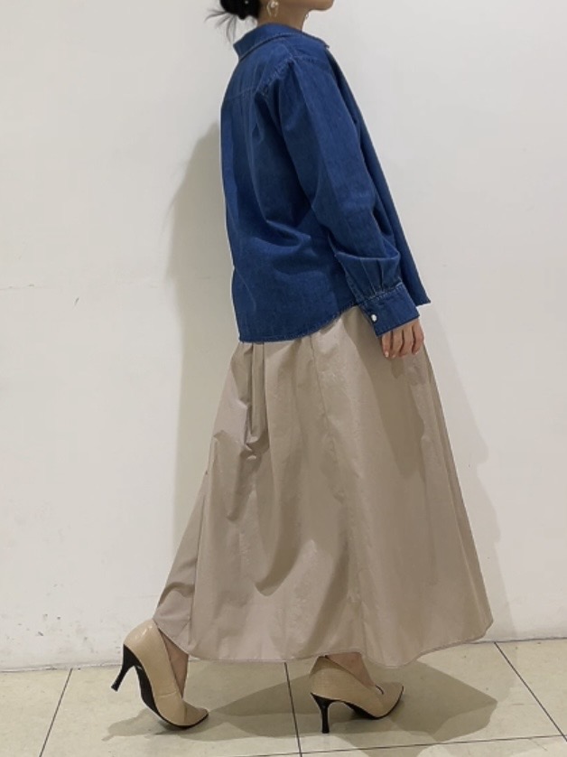 watanabeさんの「UNTITLED｜【洗える/ゆったり】ボーダーボートネックニット」を使ったコーディネート