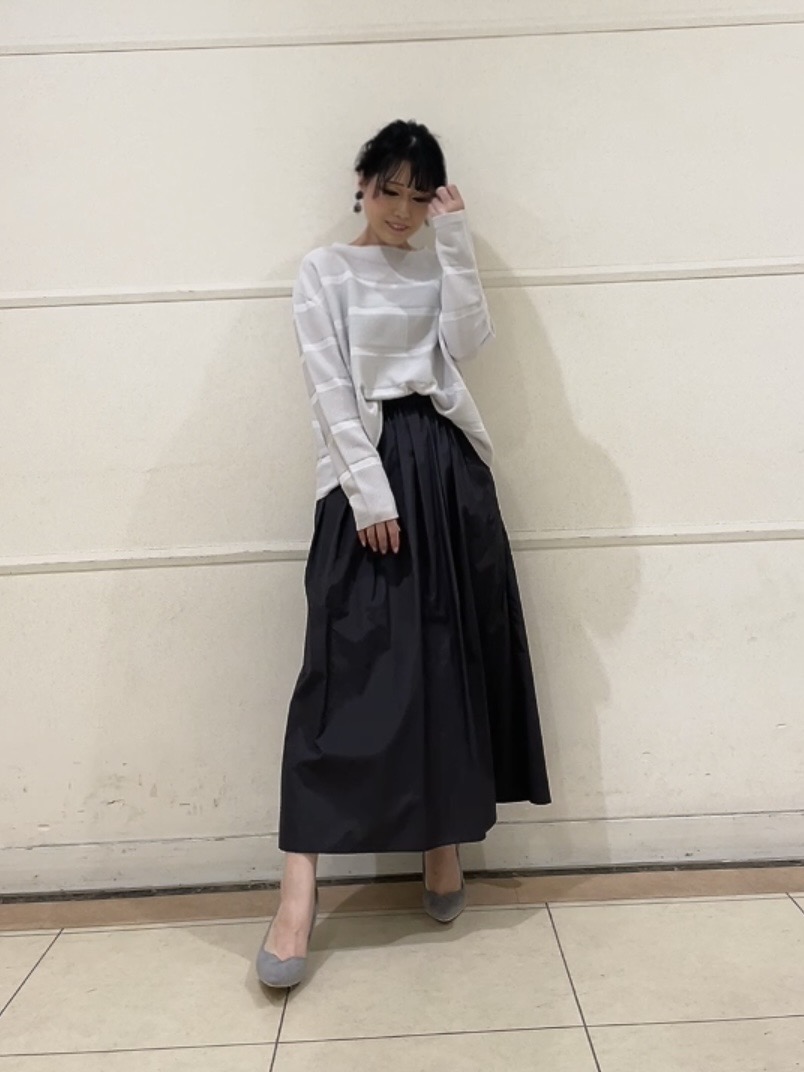 watanabeさんの「UNTITLED｜【ゆったり/洗える】クロップドニットプルオーバー」を使ったコーディネート