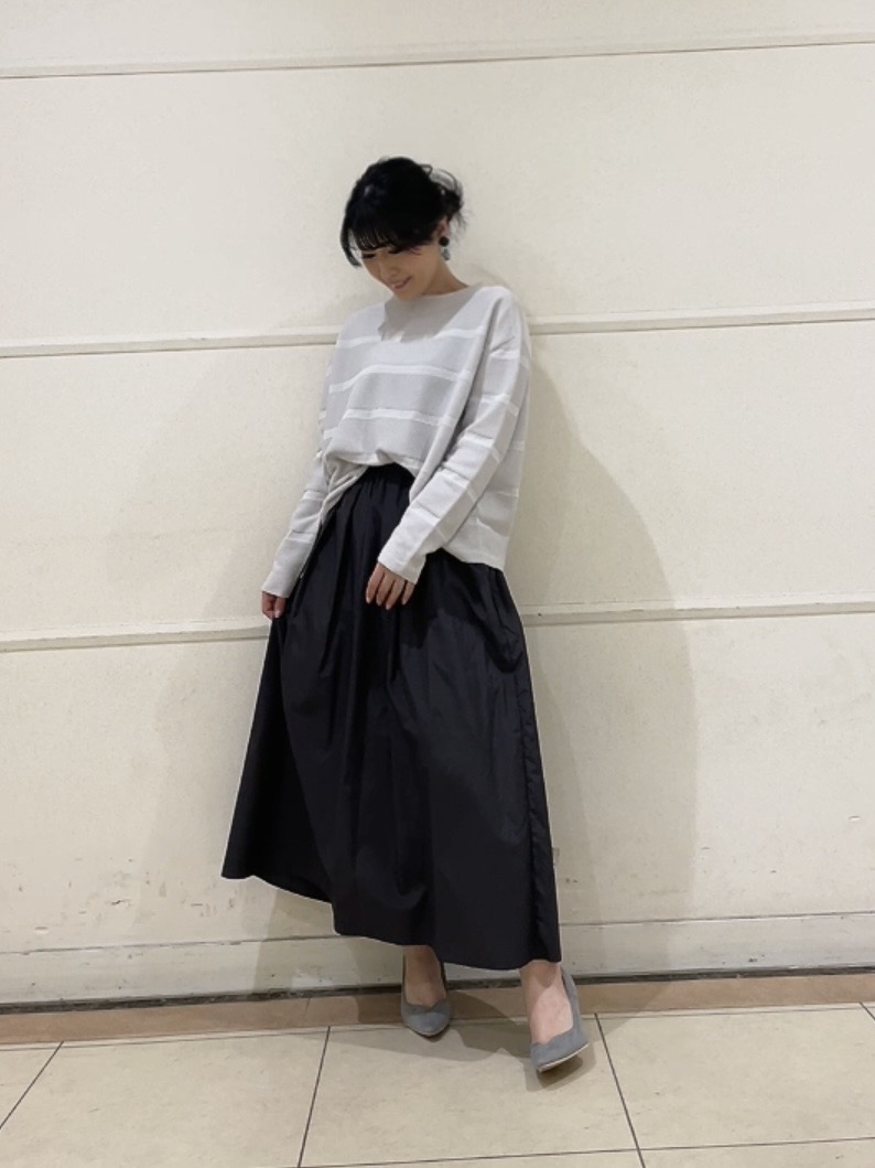 watanabeさんの「UNTITLED｜【ゆったり/洗える】クロップドニットプルオーバー」を使ったコーディネート