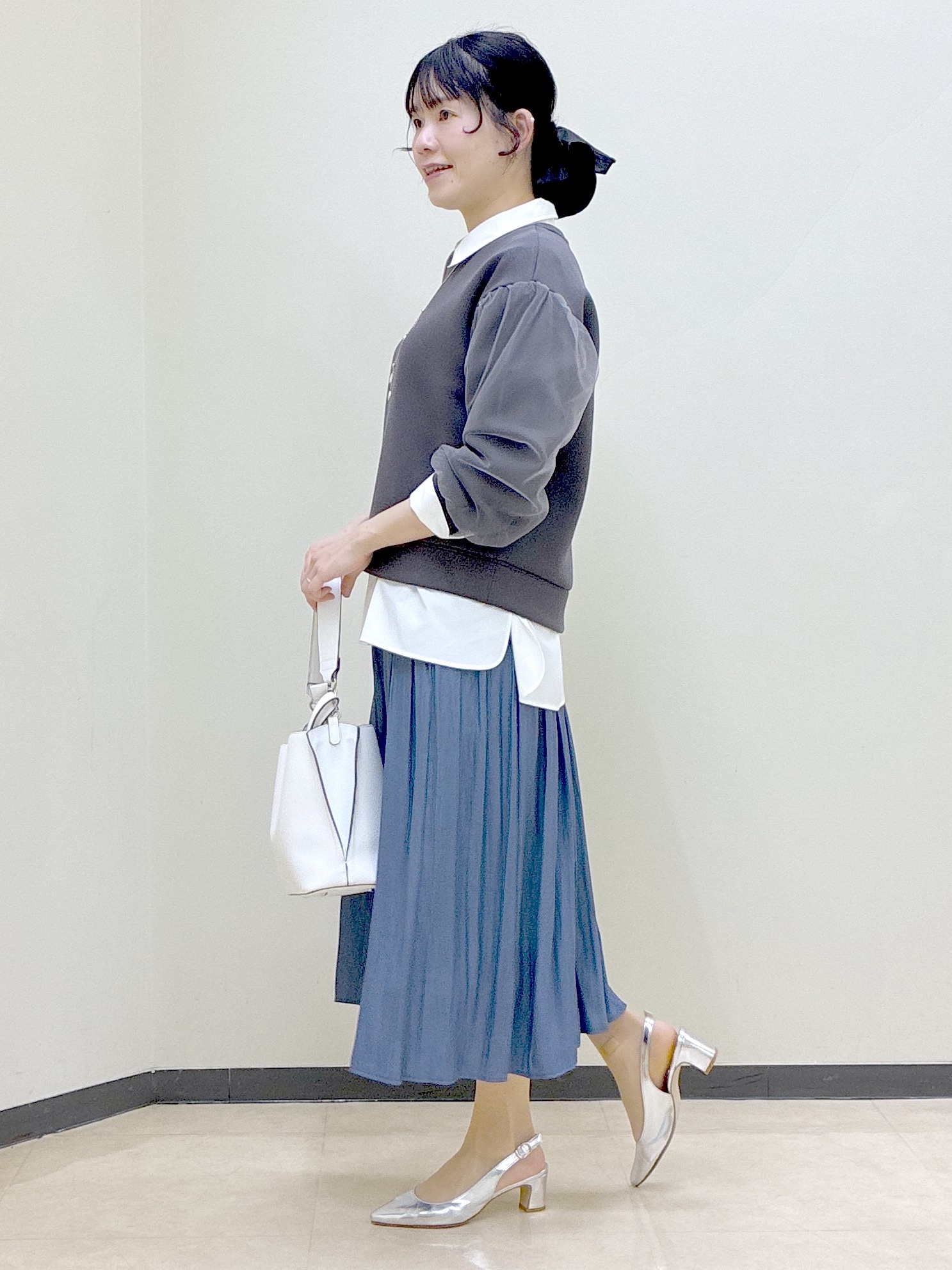  beni_gingerさんの「Reflect｜チュールレイヤードスリーブプルオーバー」を使ったコーディネート