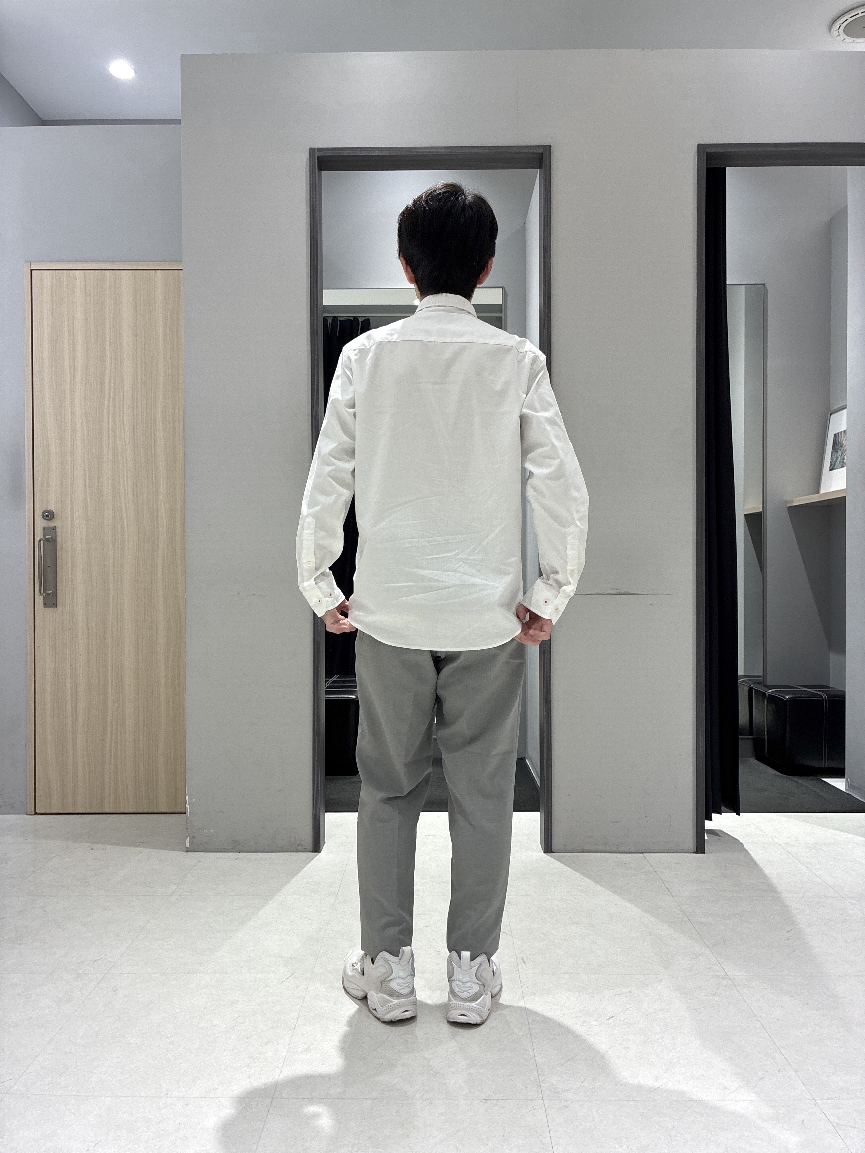 わいずみさんの「TAKEO KIKUCHI｜リネンライクカルゼ リブブルゾン」を使ったコーディネート