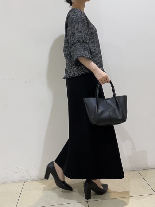 watanabeさんの「UNTITLED｜【洗える】ツイードドルマンブラウス」を使ったコーディネート