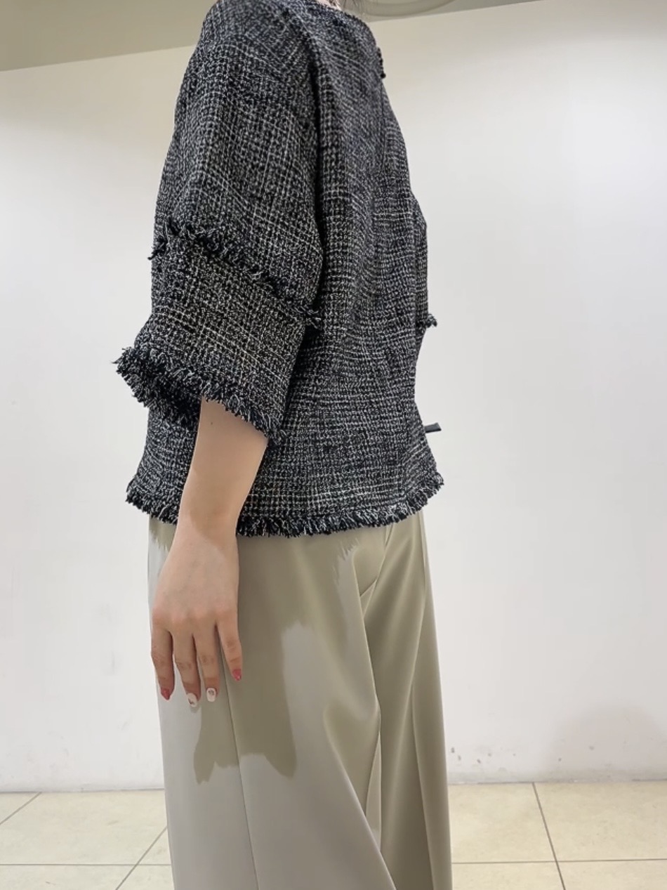 watanabeさんの「UNTITLED｜【洗える】ツイードドルマンブラウス」を使ったコーディネート