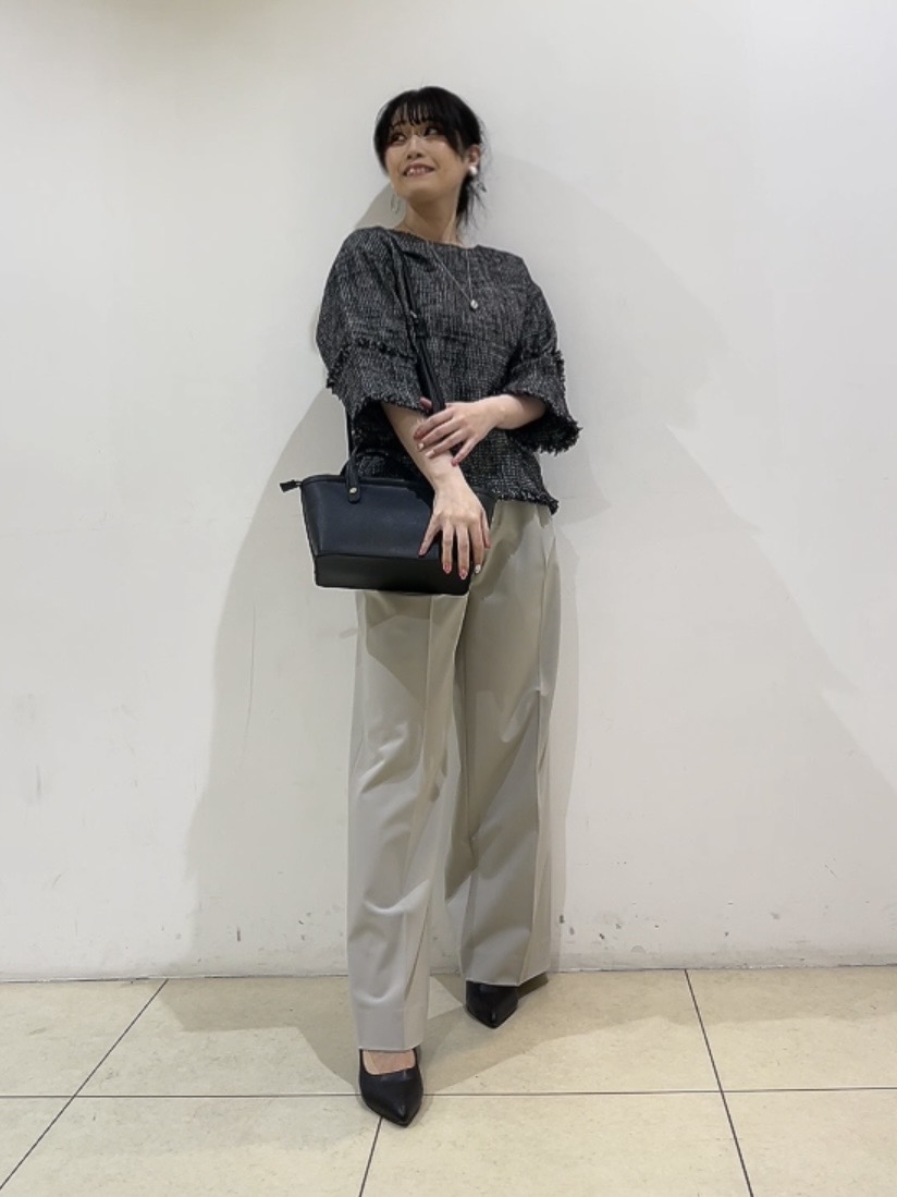 watanabeさんの「UNTITLED｜【洗える】ツイードドルマンブラウス」を使ったコーディネート