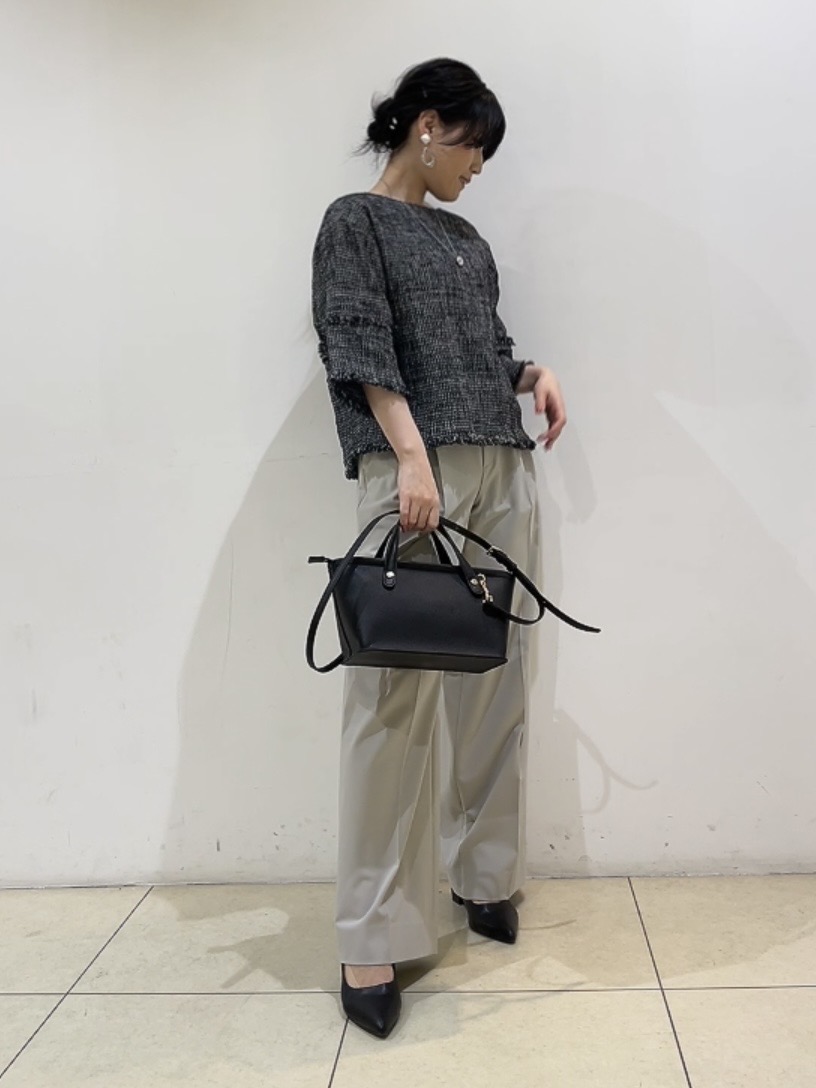 watanabeさんの「UNTITLED｜【洗える】ツイードドルマンブラウス」を使ったコーディネート