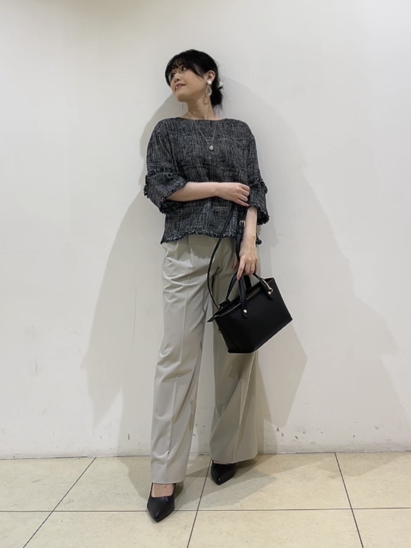 watanabeさんの「UNTITLED｜【洗える】ツイードドルマンブラウス」を使ったコーディネート