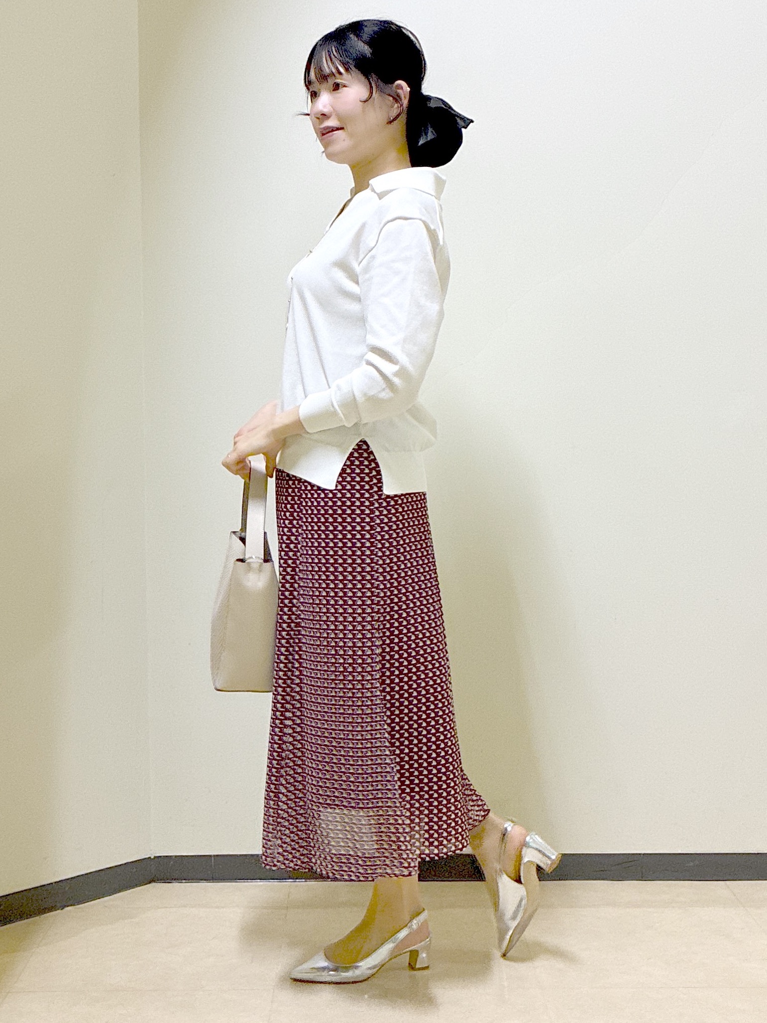  beni_gingerさんの「Reflect｜スキッパーネックニットプルオーバー」を使ったコーディネート