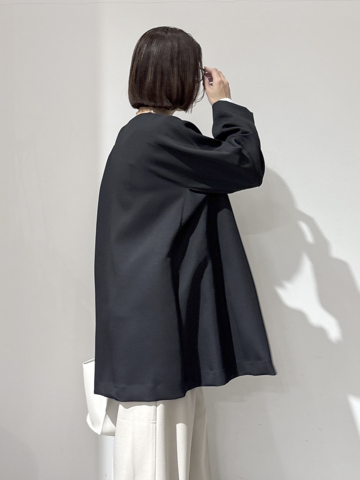 NAKAさんの「OPAQUE.CLIP｜フォルムスリーブミドルコート【洗濯機OK】」を使ったコーディネート