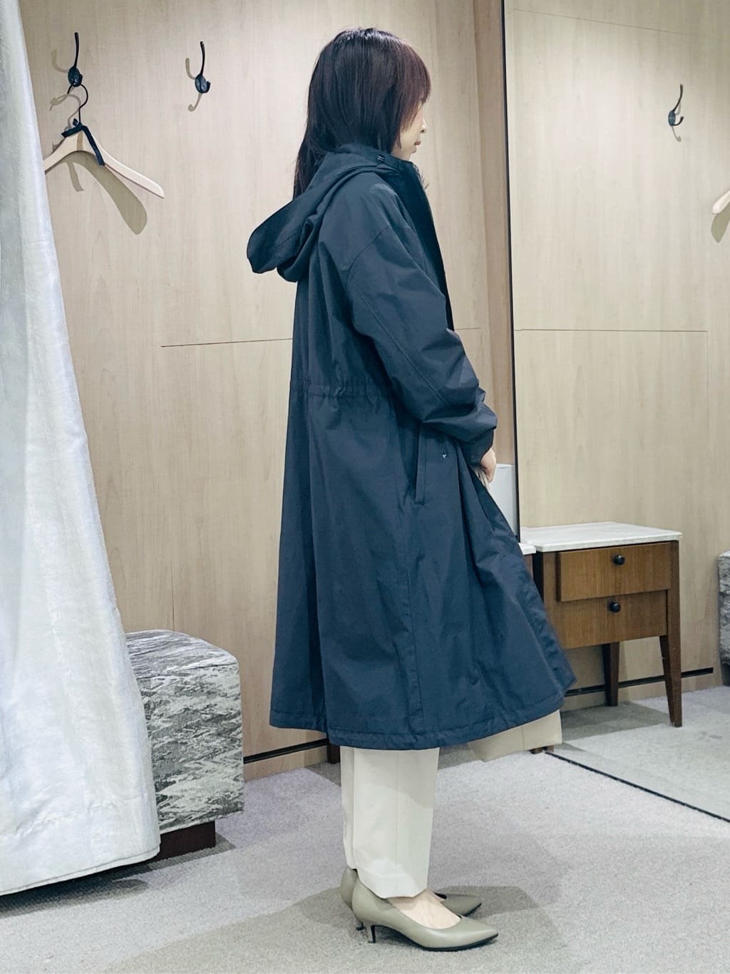 Miwaさんの「UNTITLED｜【洗える/ゆったり】ボーダーボートネックニット」を使ったコーディネート