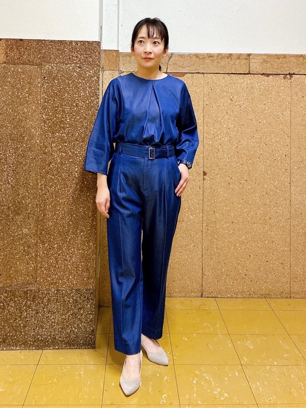 hattoriさんの「INDIVI｜【軽量／SETUP可能】ストレッチツイードジャケット」を使ったコーディネート