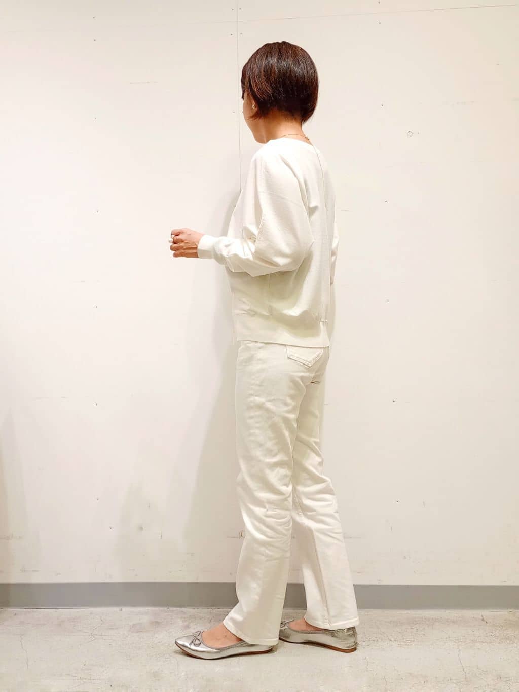 Kさんの「INDIVI｜【撥水／フード取外し可】凹凸素材ブルゾン」を使ったコーディネート
