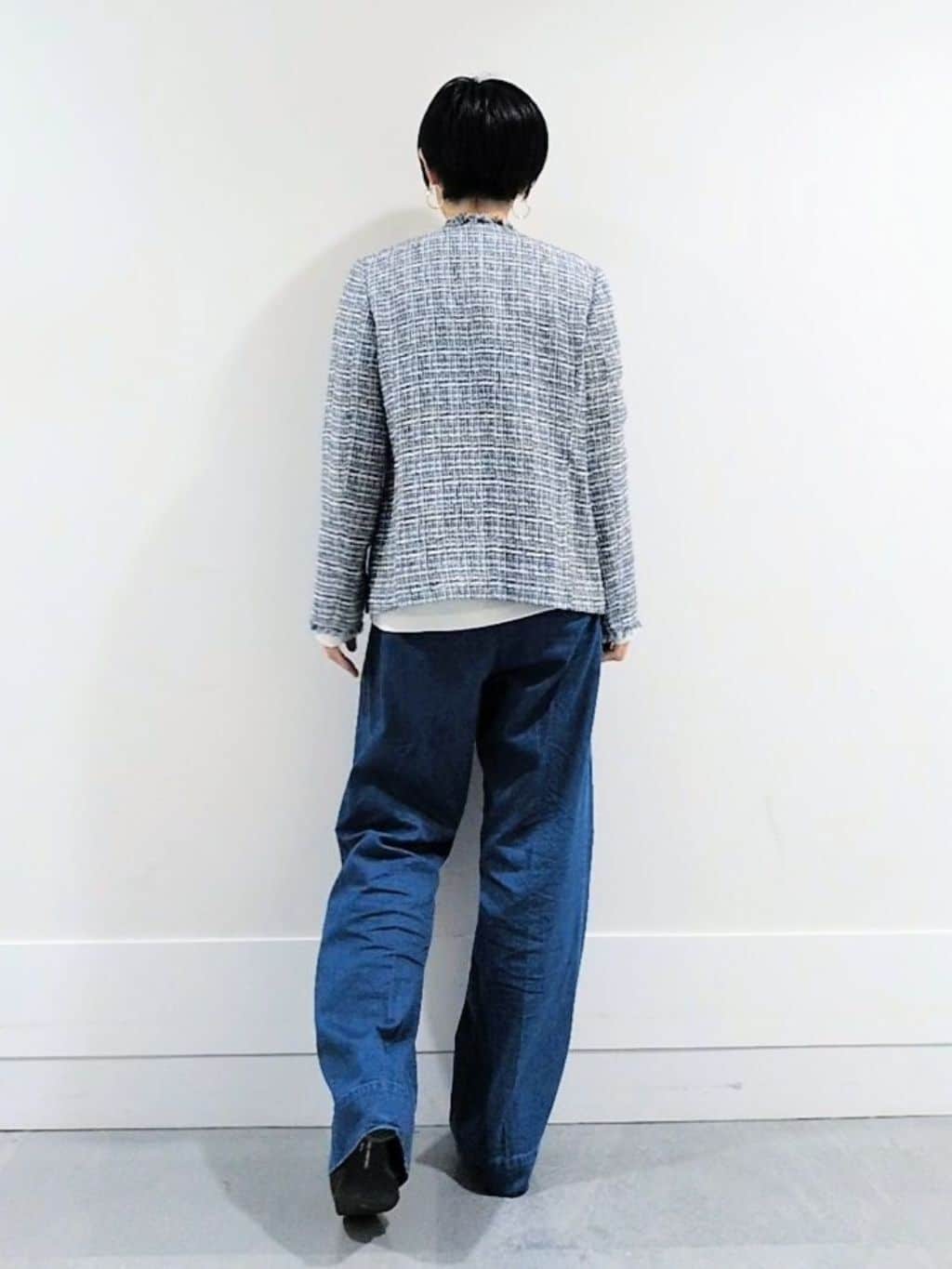 ミズタさんの「UNTITLED｜【仕事着/スーツ】ファンシーツイード ジャケット」を使ったコーディネート