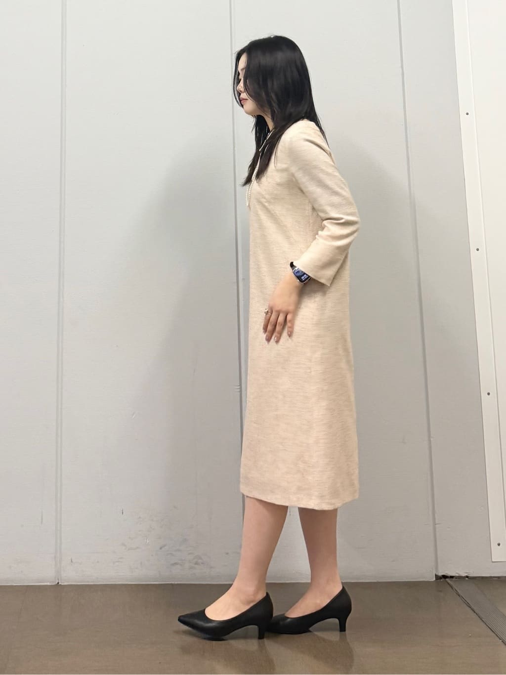 mizukiさんの「INDIVI｜【軽量／SETUP可能】ストレッチツイードジャケット」を使ったコーディネート