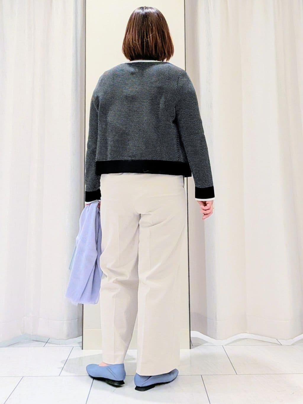 Onumaさんの「UNTITLED｜【アンサンブル可/洗える】配色ハイゲージニットトップス」を使ったコーディネート