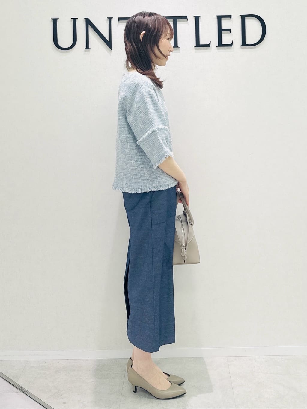 Miwaさんの「UNTITLED｜【洗える】ツイードドルマンブラウス」を使ったコーディネート