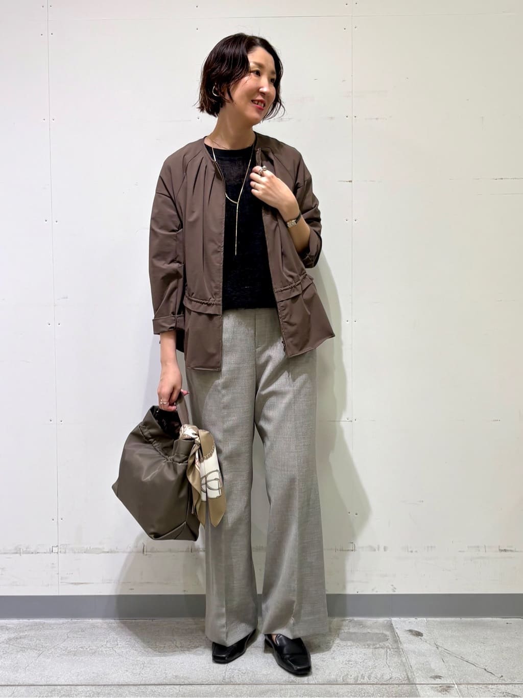 yuriさんの「INDIVI｜ヘアリージャカードトップス」を使ったコーディネート