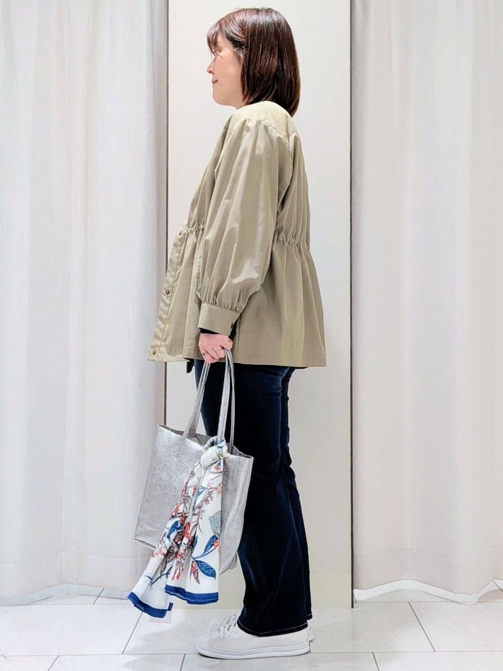 Onumaさんの「UNTITLED｜【はっ水】ライトコットンミリタリーコート」を使ったコーディネート