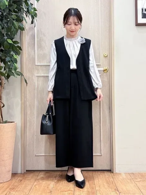 セレモニー】上品に彩る ダブルフラワーコサージュ（ブローチ