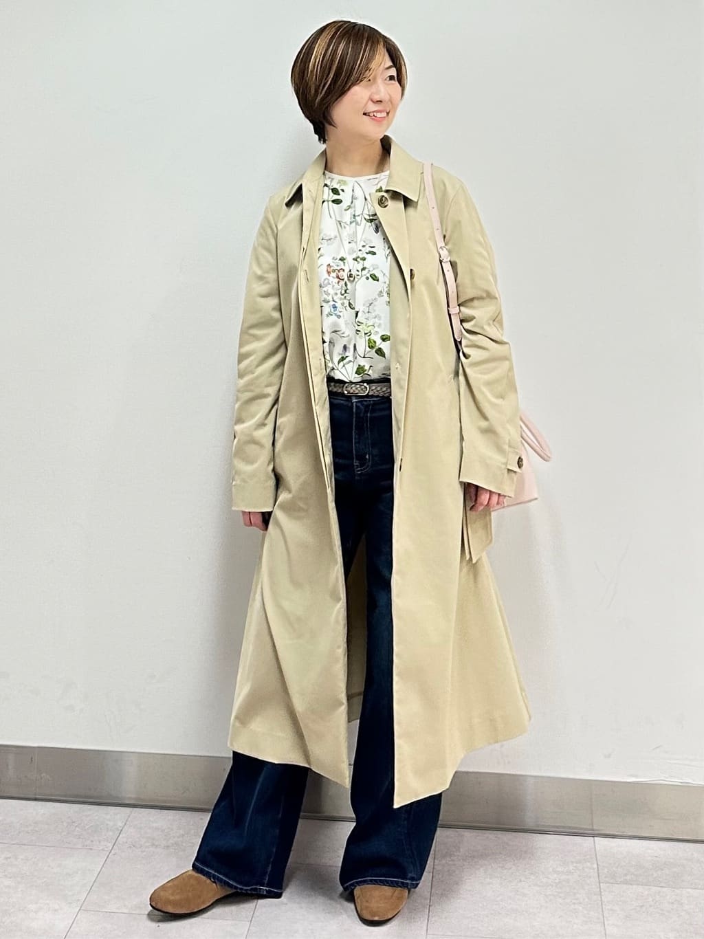 みなこさんの「UNTITLED｜【花柄/洗える】ボタニカルブラウス」を使ったコーディネート