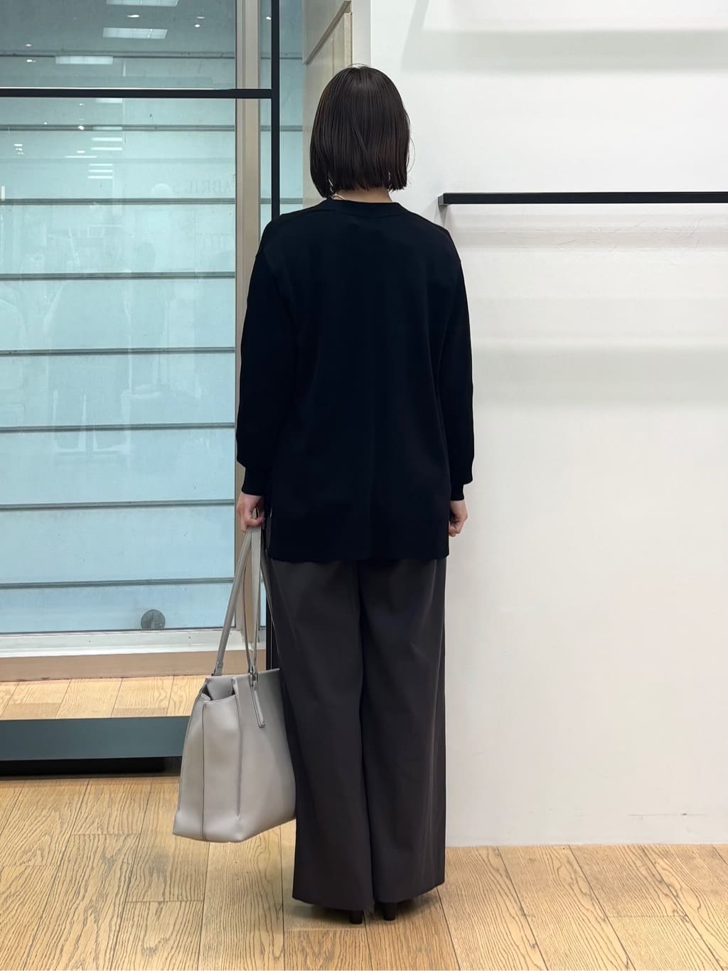 asamiさんの「INDIVI｜【洗える／着心地楽ちん】ブラウス風ストライプカットソートップス」を使ったコーディネート