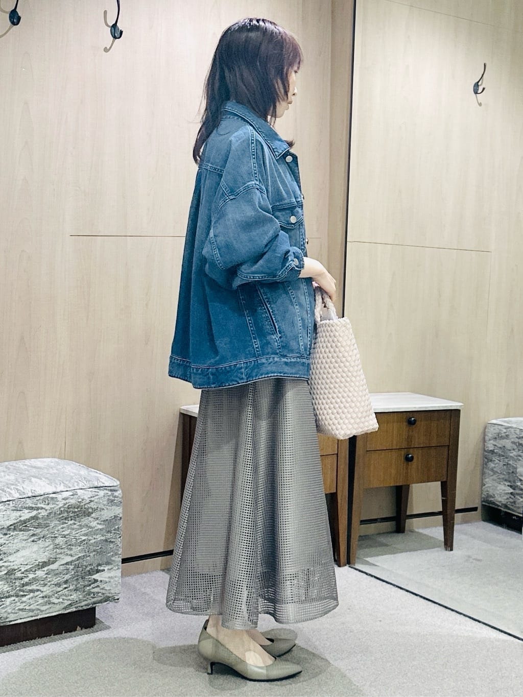 Miwaさんの「UNTITLED｜【洗える/清涼感】袖スリットニットプルオーバー」を使ったコーディネート