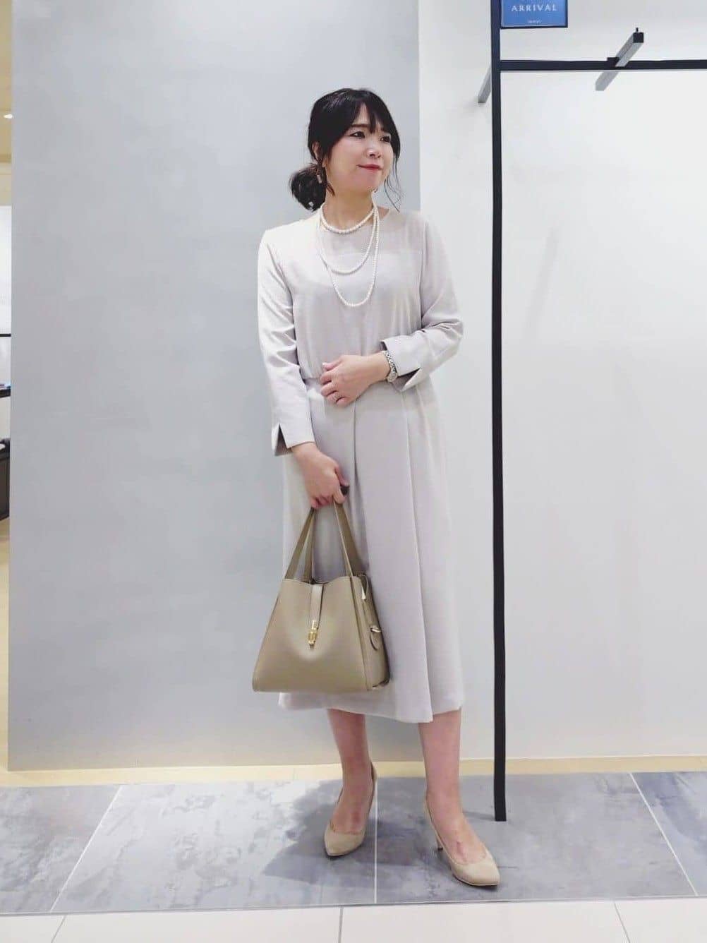 TOMOMIさんの「INDIVI｜【洗える／多機能／SETUP可】着る日傘ダブルジャケット」を使ったコーディネート