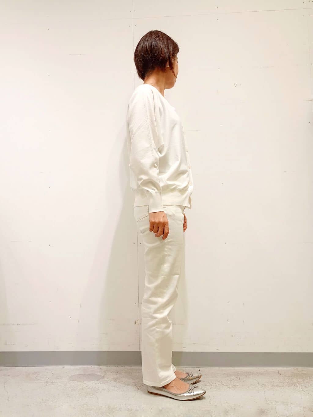 Kさんの「INDIVI｜【撥水／フード取外し可】凹凸素材ブルゾン」を使ったコーディネート