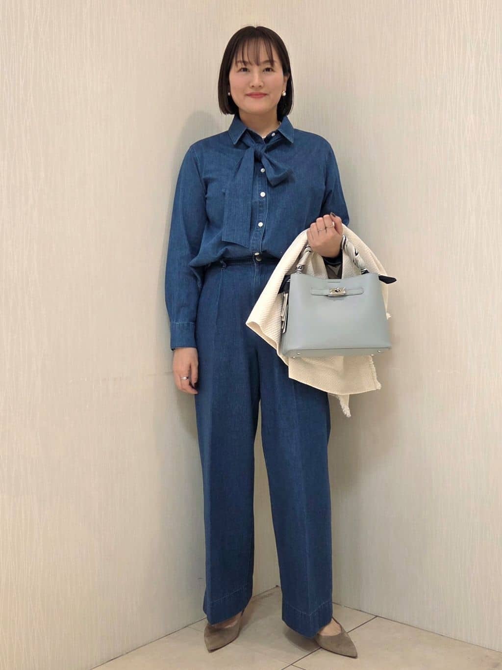 naokoさんの「UNTITLED｜【オンオフ使える】スラブツイード ジレ」を使ったコーディネート