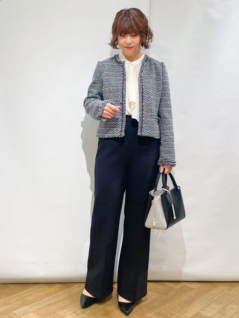 なかさんの「index｜フォルムスリーブミドルコート【洗濯機OK】」を使ったコーディネート