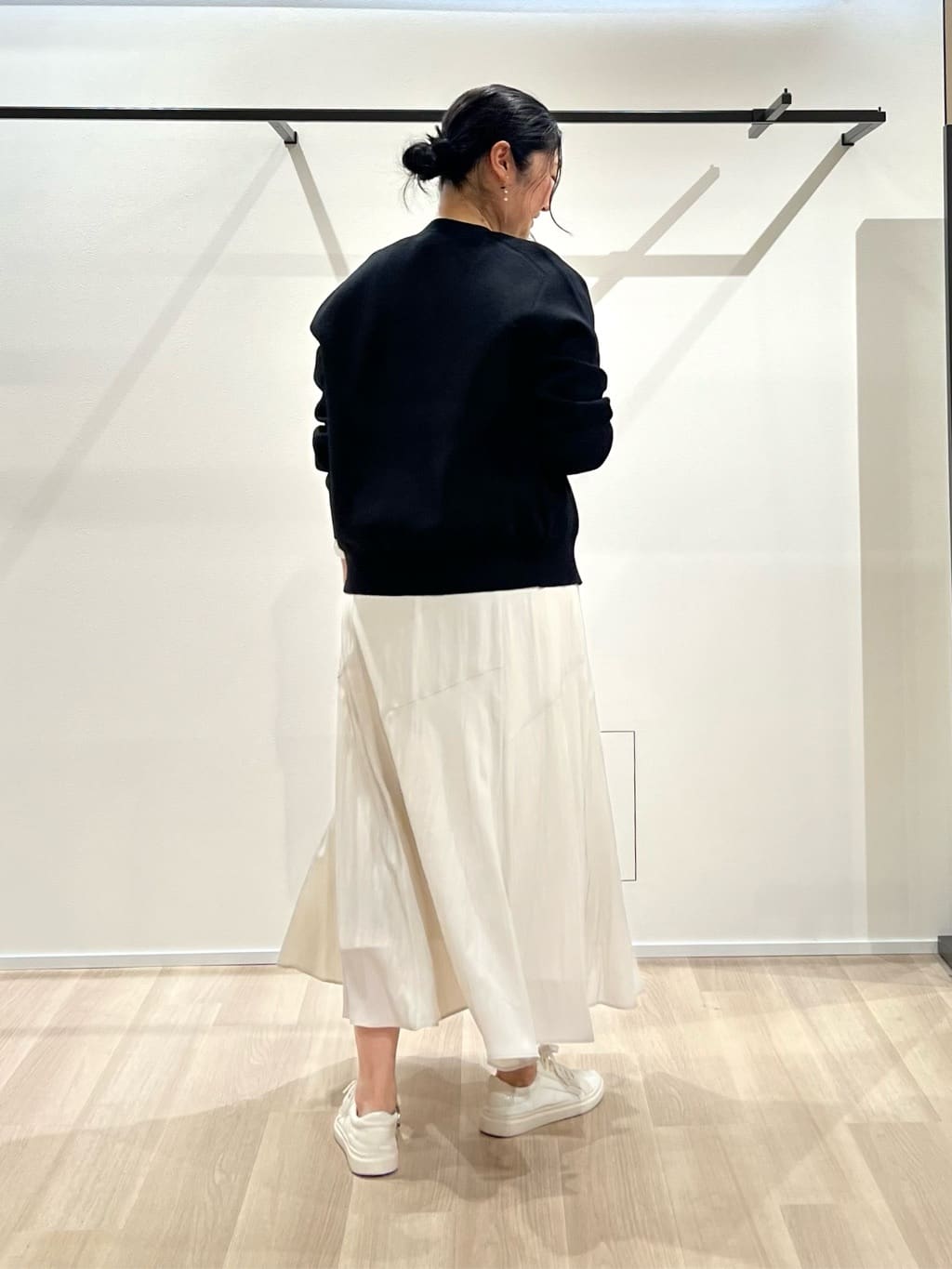 TOMOMIさんの「UNTITLED｜【軽羽織り/セットアップ可】ジップアップニットカーディガン」を使ったコーディネート