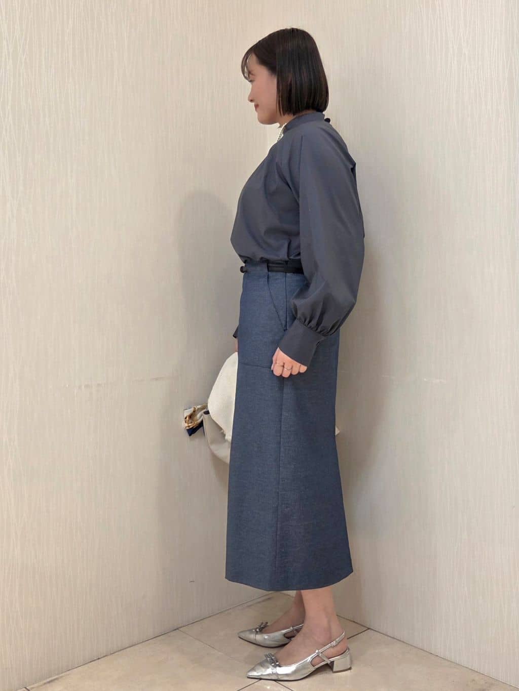 naokoさんの「UNTITLED｜【オンオフ使える】スラブツイード ジレ」を使ったコーディネート