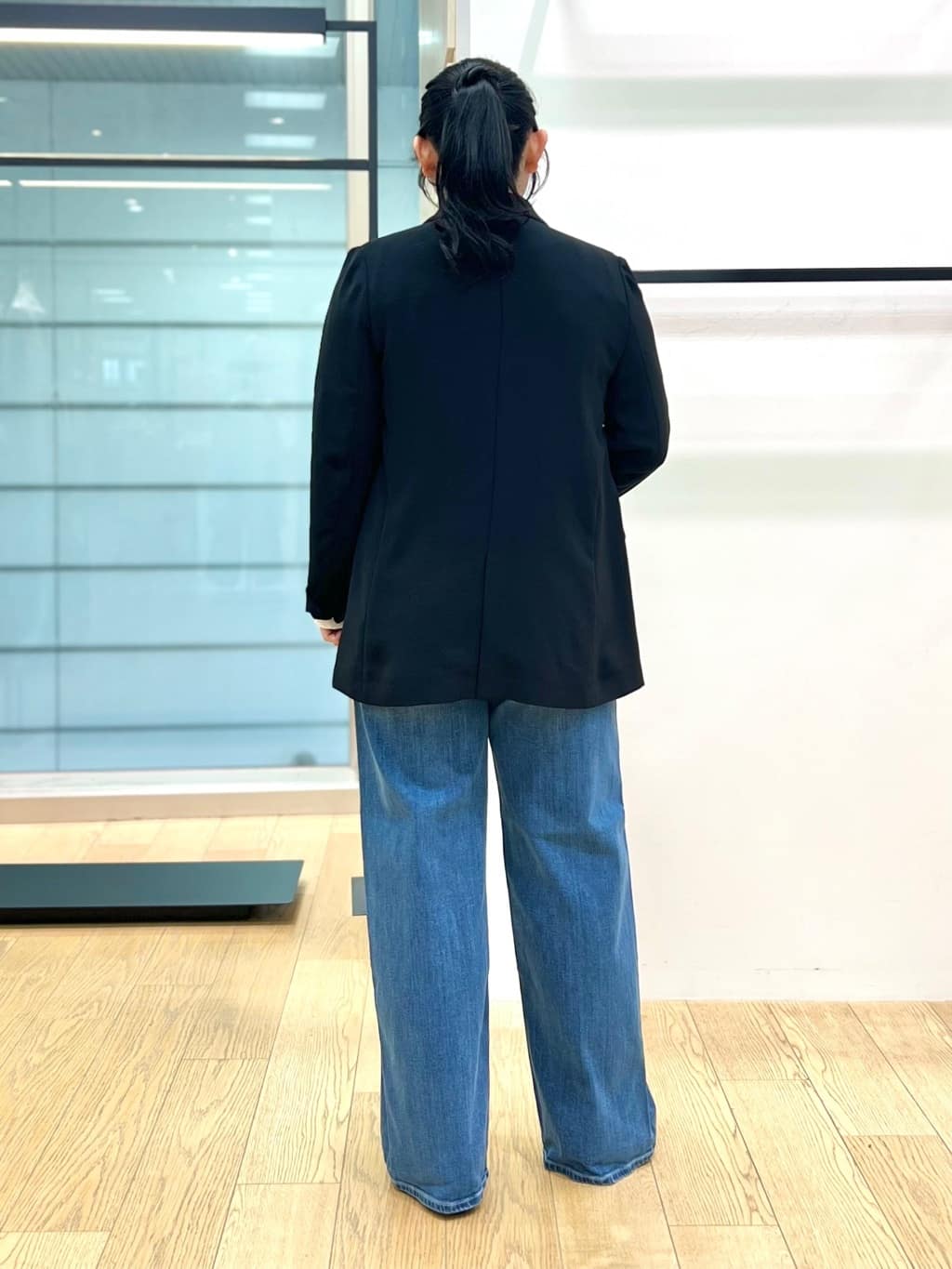 shimaさんの「INDIVI｜【洗える／多機能／SETUP可】着る日傘ダブルジャケット」を使ったコーディネート