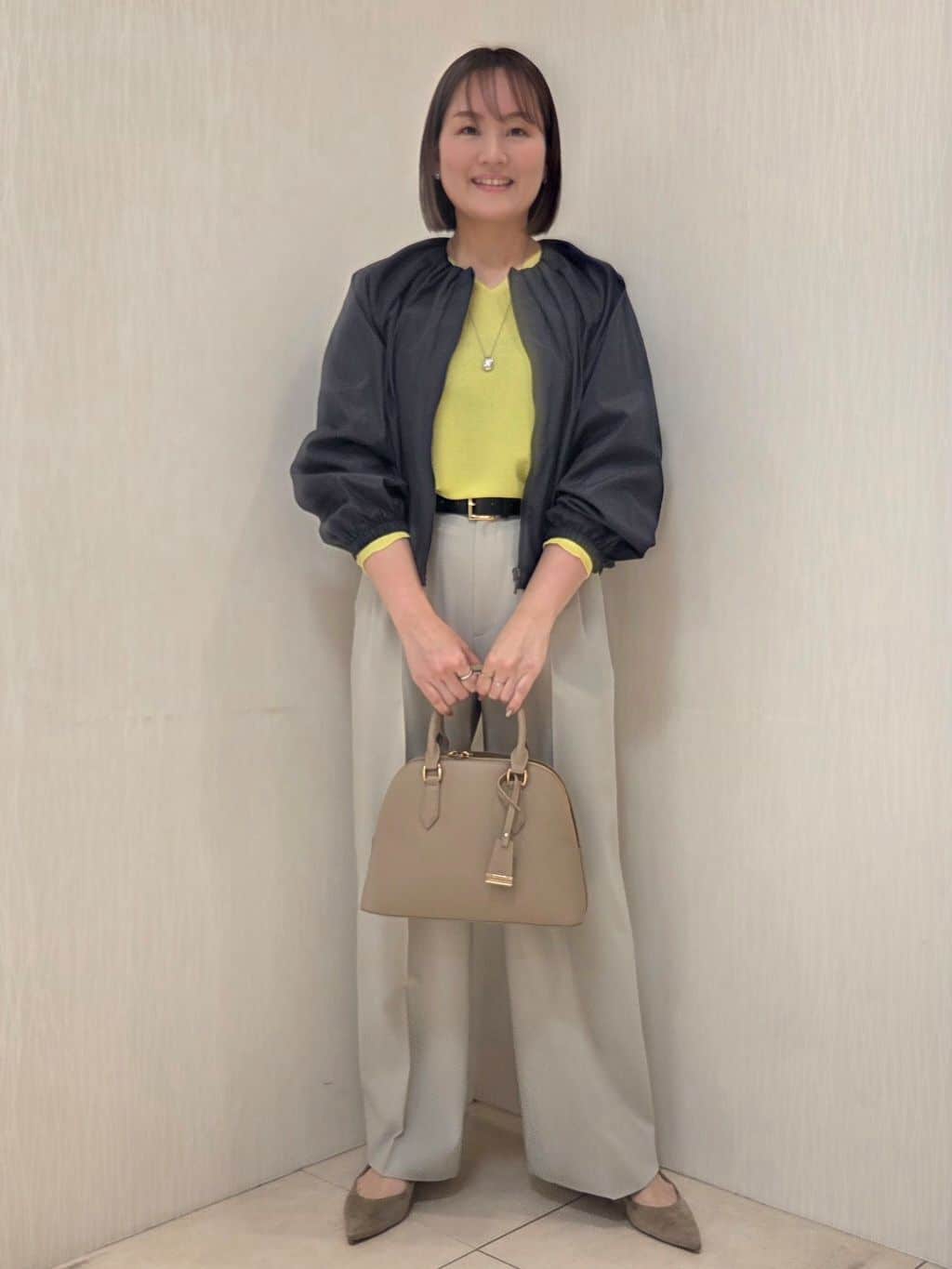 naokoさんの「UNTITLED｜【セットアップ可/はっ水】シャイニータイプライターブルゾン」を使ったコーディネート