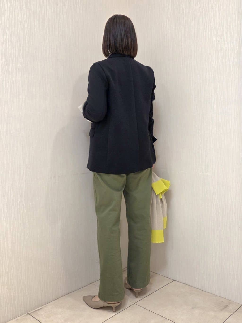naokoさんの「UNTITLED｜【洗える/ストレッチ性】ダブルブレストジャケット」を使ったコーディネート